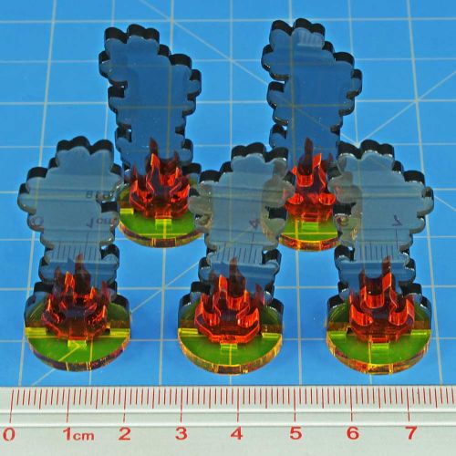 Flaming Wreckage Tokens